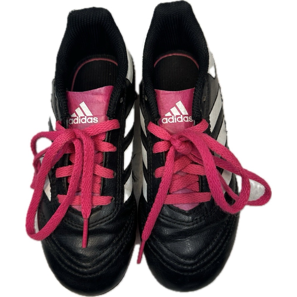 Adidas Goletto VI FG J  Soccer Cleats‎ Black Pink BB0571 Sport Shoes Size 12k